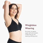 Load image into Gallery viewer, Buggybands Nursing Bras for Breastfeeding, Jelly Strip Support Comfort Maternity Bra, Seamless Soft Wirefree Pregnancy Bra
