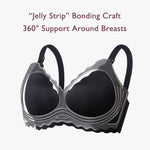 Load image into Gallery viewer, Buggybands Nursing Bras for Breastfeeding, Jelly Strip Support Comfort Maternity Bra, Seamless Soft Wirefree Pregnancy Bra
