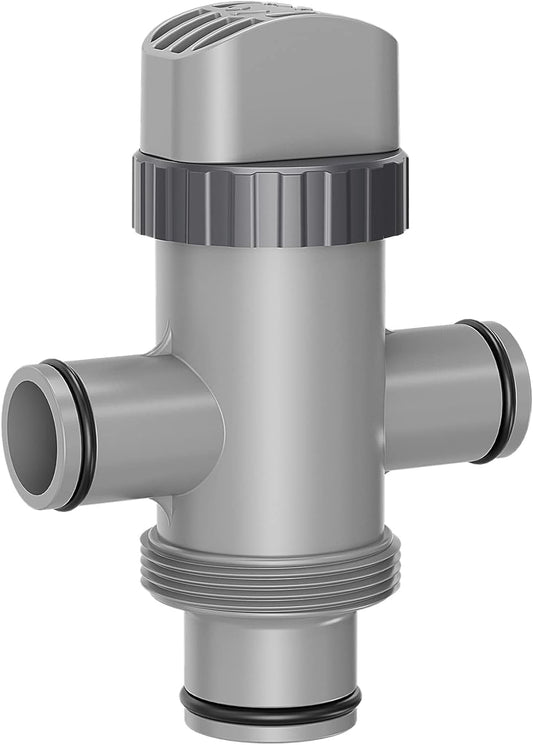 Buggybands Dual Split Hose Plunger Valve for Intex Pool Parts and Accessories Replacement for Intex Above Ground Swimming Pool and Pool Filter Pump (1 Pack)