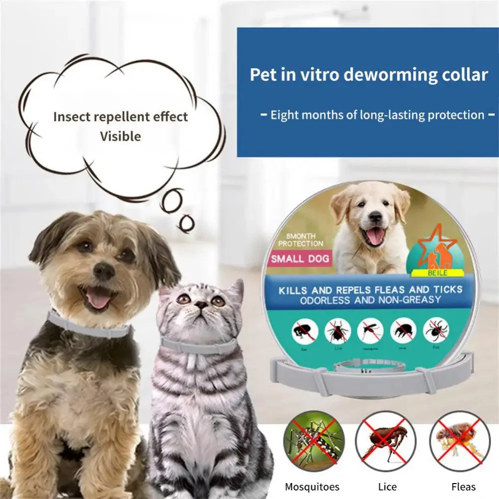 Buggybands Large Pet Collars Anti-Parasitic: Convenient Protection for Dogs & Cats,Vet-Recommended Flea & Tick Treatment & Prevention