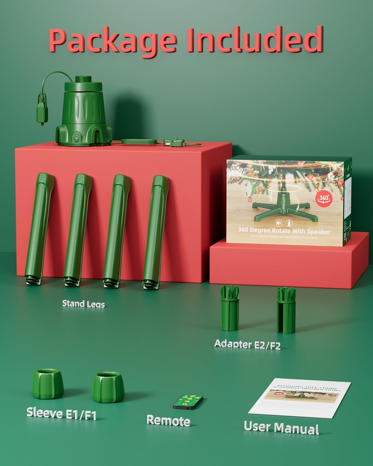 Musical Rotating Christmas Tree Stand