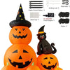 Halloween Ghost Pumpkin & Witch Cat Inflatable