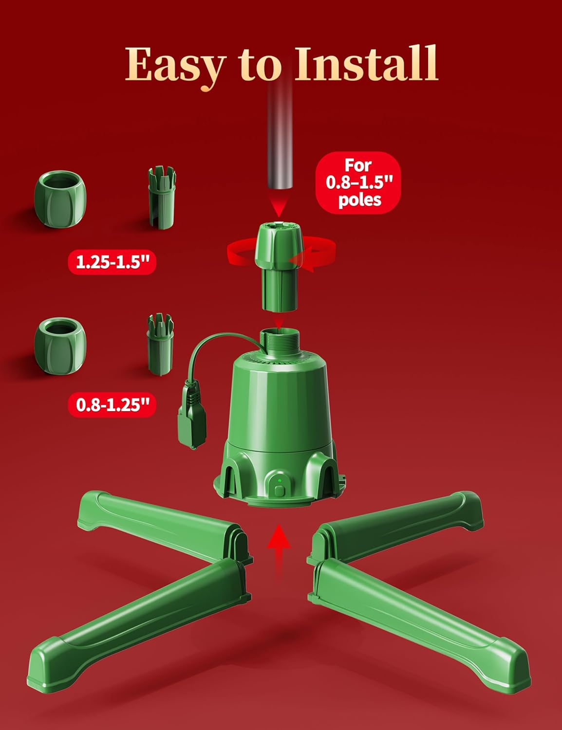 Musical Rotating Christmas Tree Stand