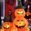 Halloween Ghost Pumpkin & Witch Cat Inflatable