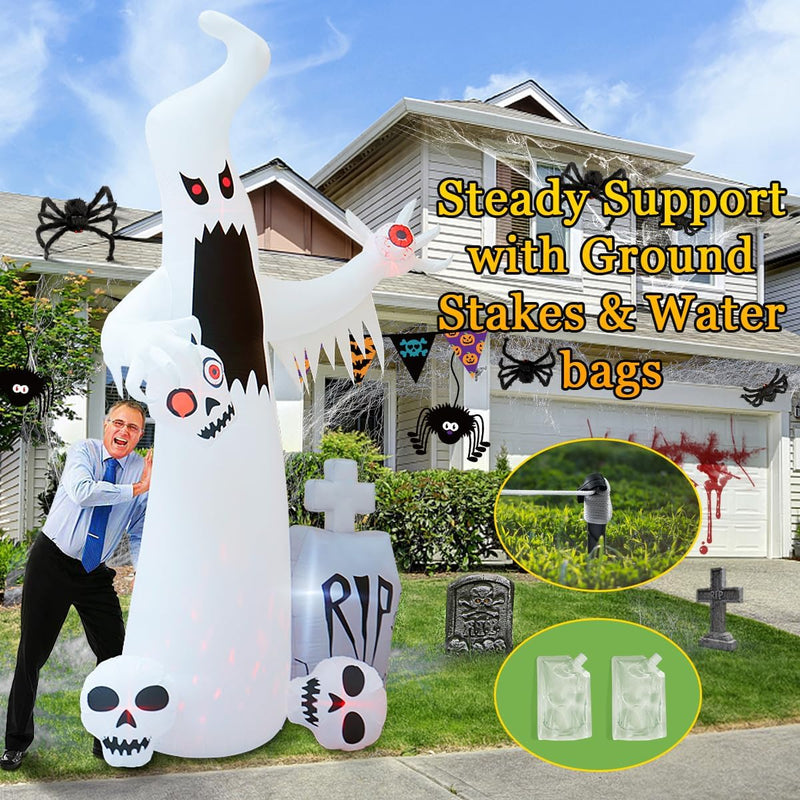 Halloween Horror Ghost & Skulls Inflatable