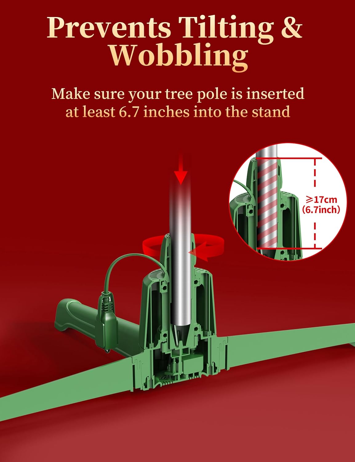 Musical Rotating Christmas Tree Stand