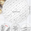 36" Plush Snowflake Christmas Tree Skirt