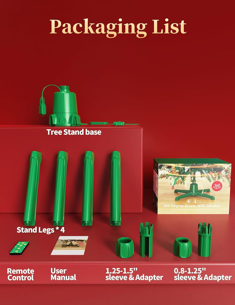 Musical Rotating Christmas Tree Stand