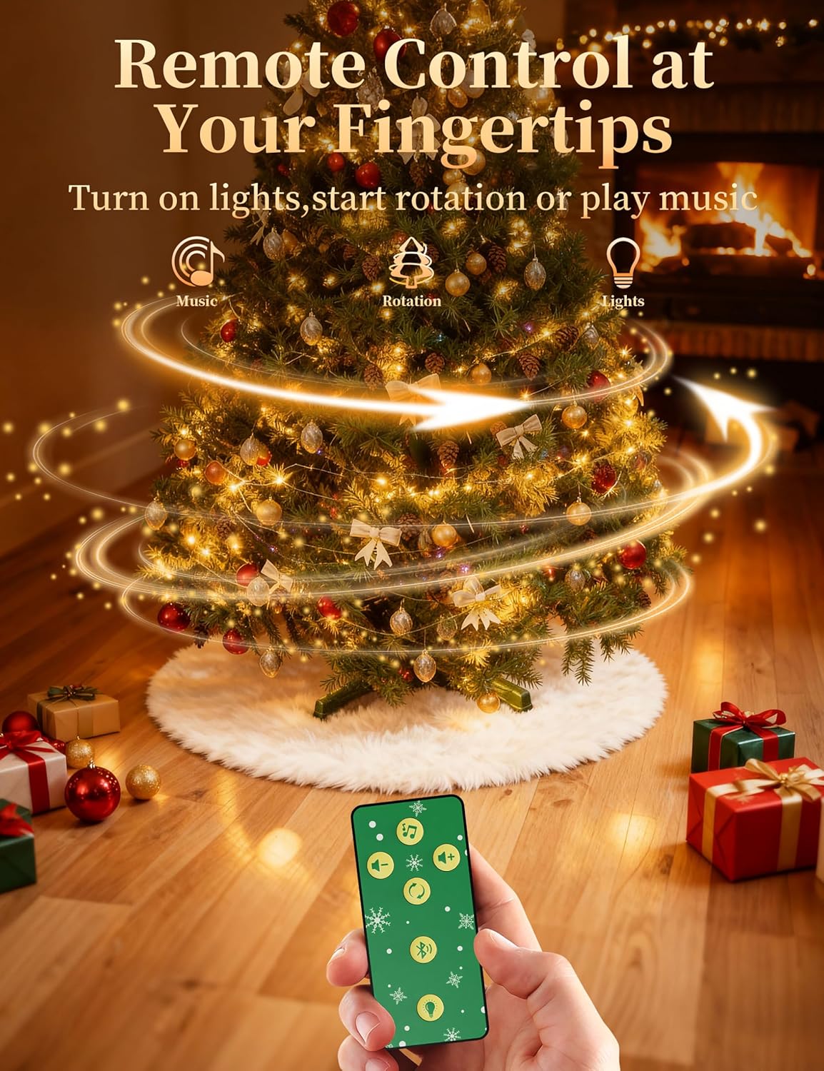 Musical Rotating Christmas Tree Stand