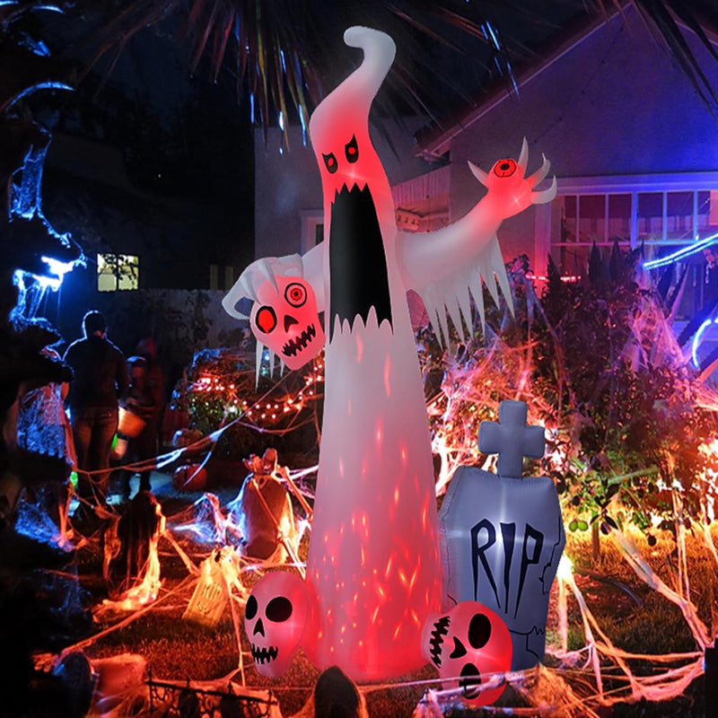 Halloween Horror Ghost & Skulls Inflatable
