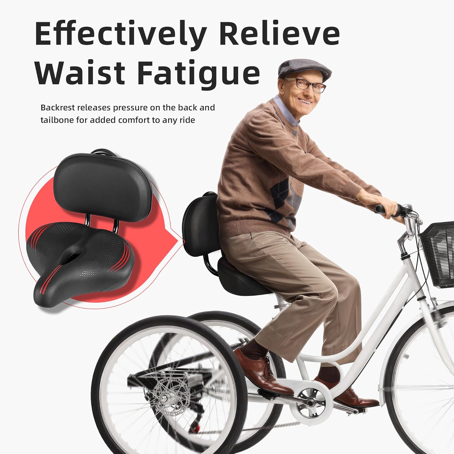 Oversized Bike Seat