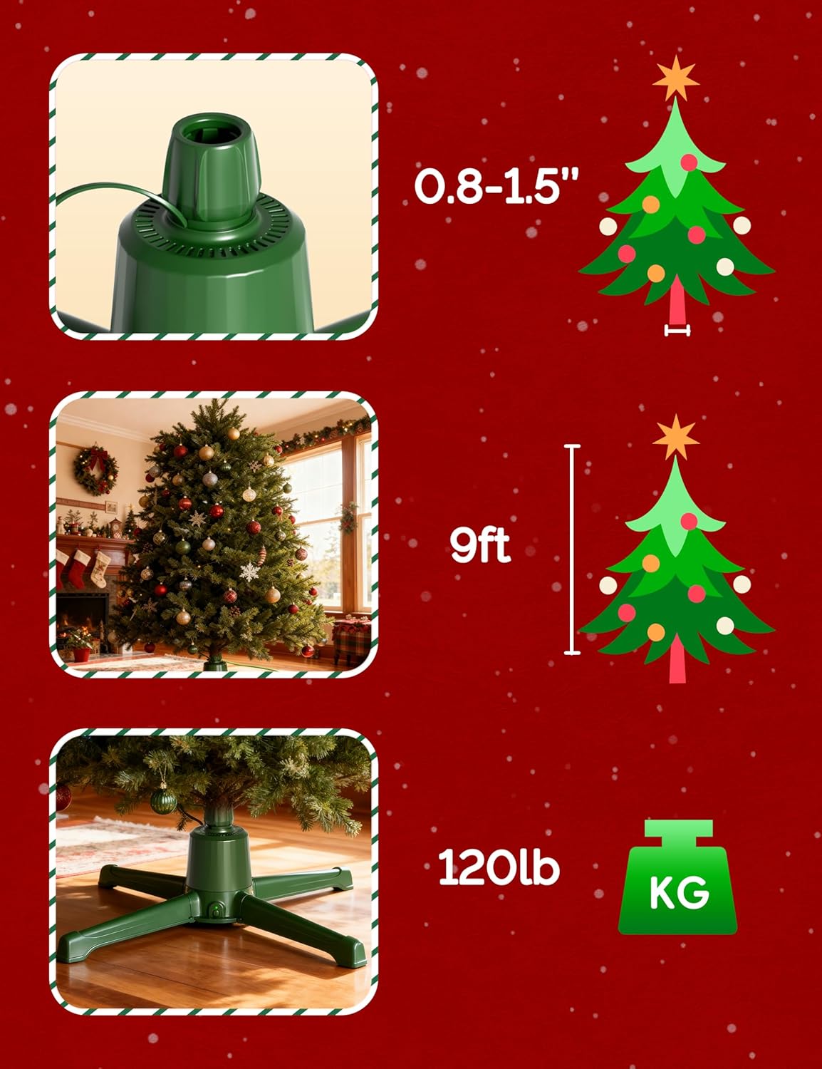 Rotating Christmas Tree Stand