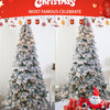 48" White Plush Christmas Tree Skirt
