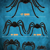 Halloween Plush Spiders (6 in 1)