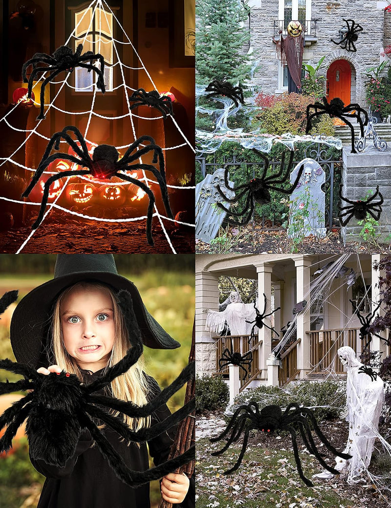 Halloween Plush Spiders (6 in 1)