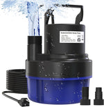 Load image into Gallery viewer, PoolHour 1/2 HP Submersible Sump Pump - 2200 GPH Portable Utility Water Pump for Pool Draining, Electric Pool Water Transfer Pump with 25 FT Power Cord for Basement, Garden Pond
