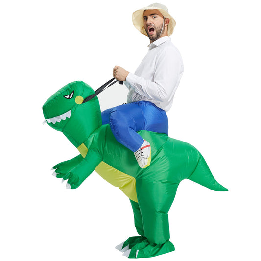 Buggybands Inflatable Costume Adult, Inflatable Halloween Costumes for Men, Inflatable Dinosaur Costume for Adults, Blow up Costumes for Adults, T REX Costume