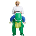 Load image into Gallery viewer, Buggybands Inflatable Costume Adult, Inflatable Halloween Costumes for Men, Inflatable Dinosaur Costume for Adults, Blow up Costumes for Adults, T REX Costume
