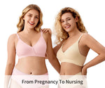 Load image into Gallery viewer, Cosymom Nursing Bras for Breastfeeding, Seamless V Neck Maternity Bra Wireless Women Pregnancy Sleep Bralette
