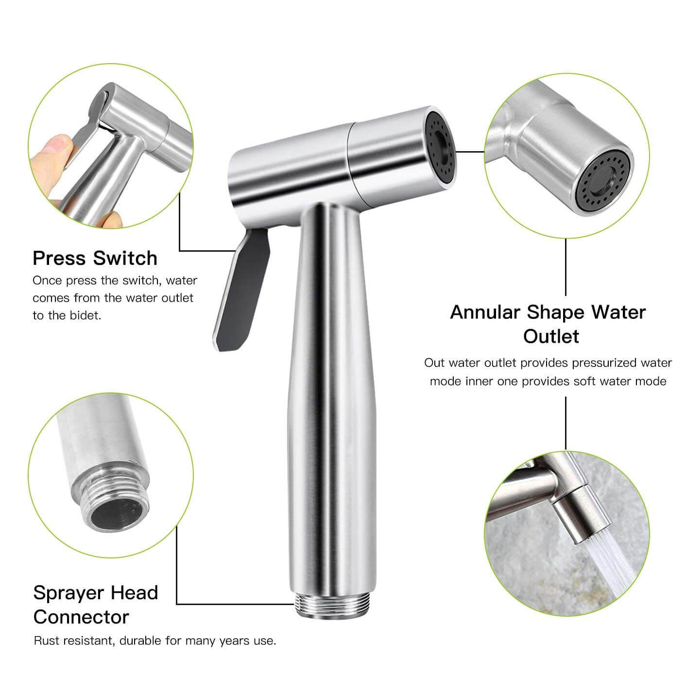 Handheld Bidet Sprayer for Toilet Blangin 