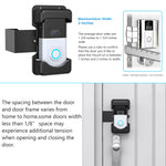 Load image into Gallery viewer, COOLWUFAN Anti-Theft Video Doorbell Mount, No-Drill Mounting Bracket for Most Brand Video Bell (Black)
